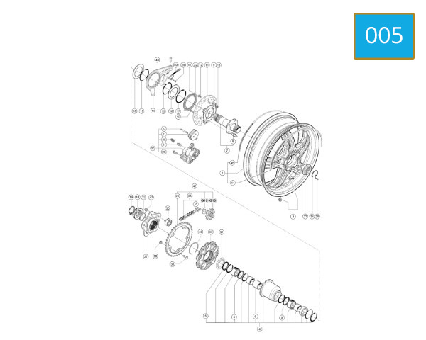 005 - REAR WHEEL