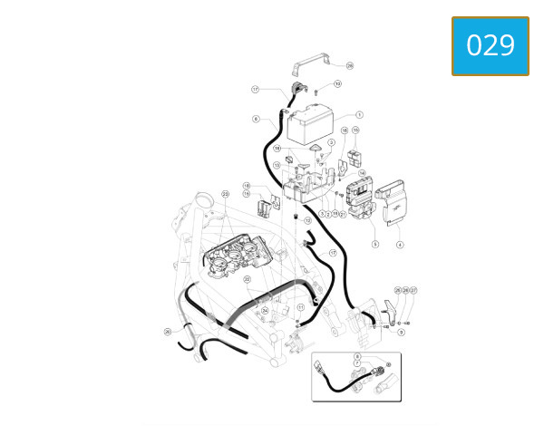 029 - BATTERY - ENGINE CONTROL UNIT