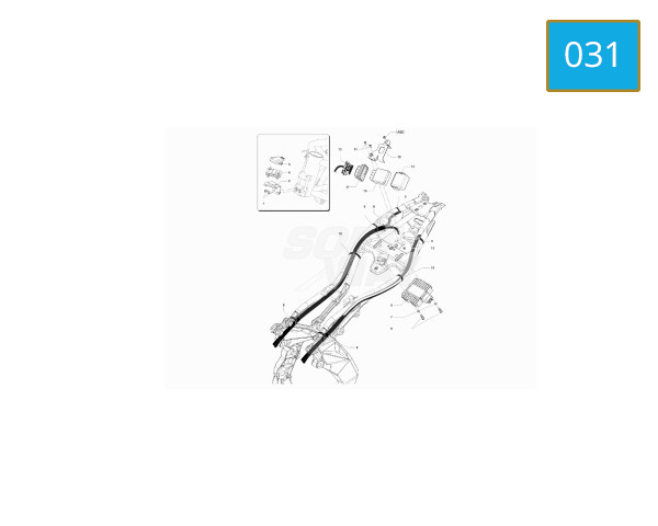 031 - RECTIFIER & REGULATOR ASSY