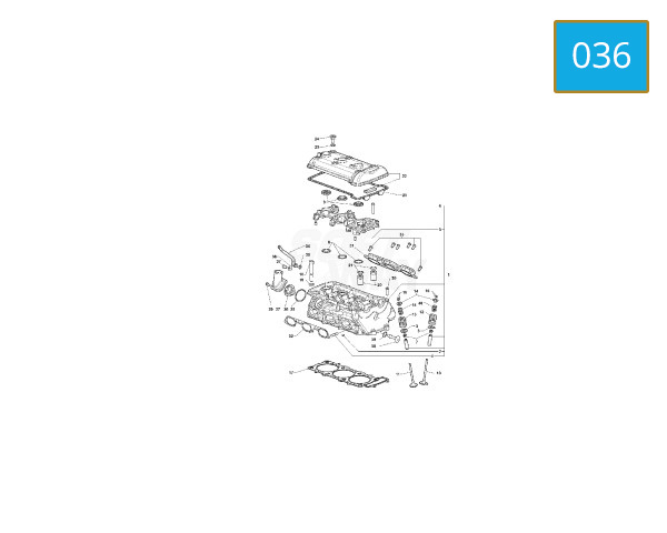 036 - CYLINDER HEAD