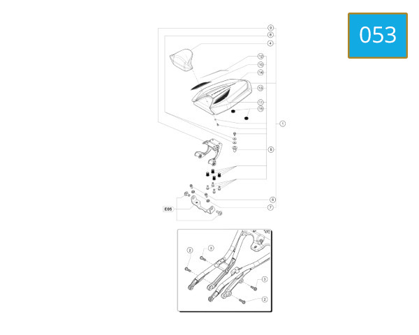 053 - BOX SEAT TAIL F3 RR