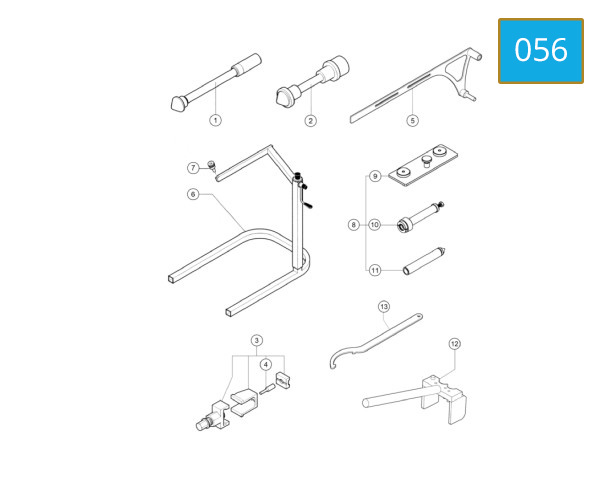 056 - WORKSHOP SERVICE TOOLS FRAME 2