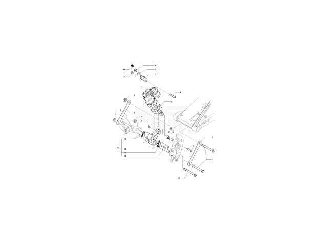 013 - REAR SHOCK ABSORBER