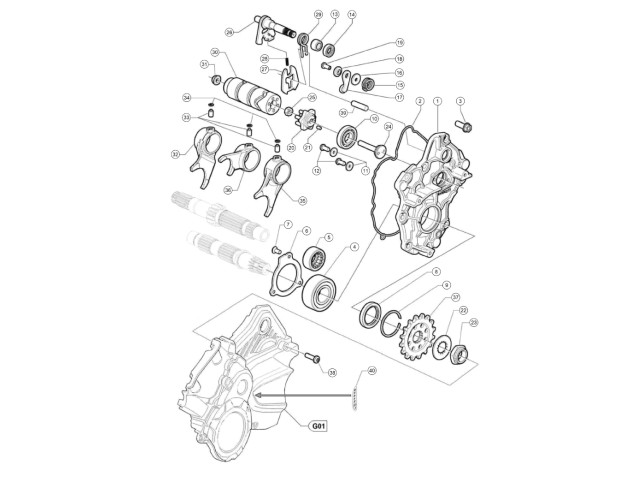 048 - CHANGE GEAR SELECTOR