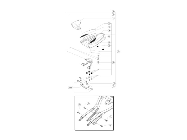 055 - BOX SEAT TAIL F3 RR