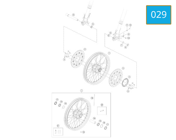 029 - FRONT WHEEL