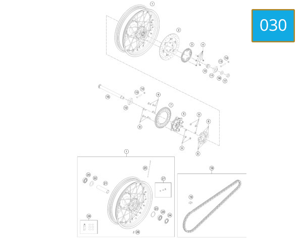 030 - REAR WHEEL