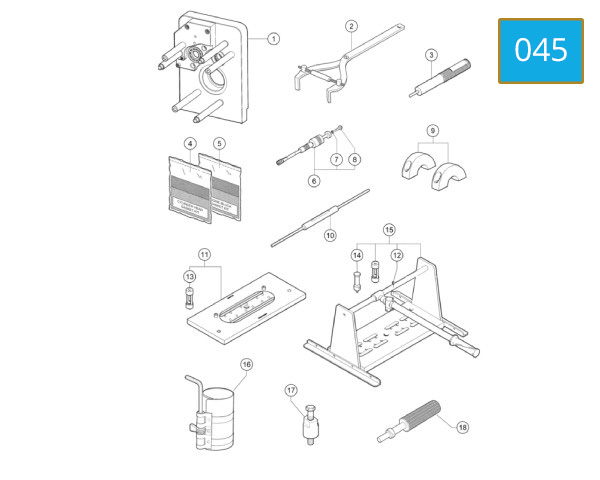 045 - SERVICE TOOLS - ENGINE