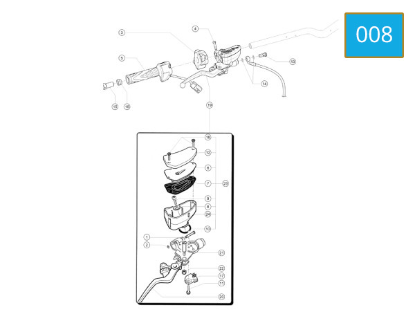 008 - FRONT MASTER CYLINDER