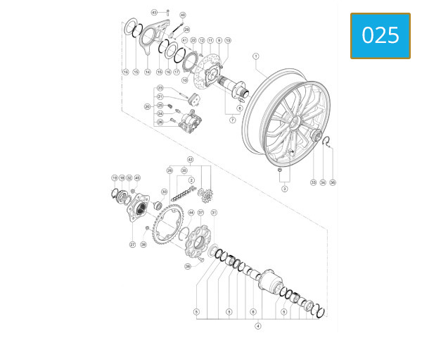 025 - REAR WHEEL
