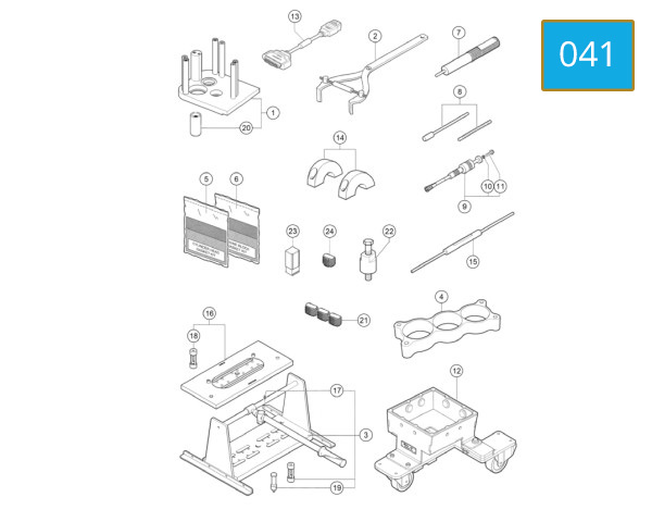 041 - WORKSHOP SERVICE TOOLS - ENGINE
