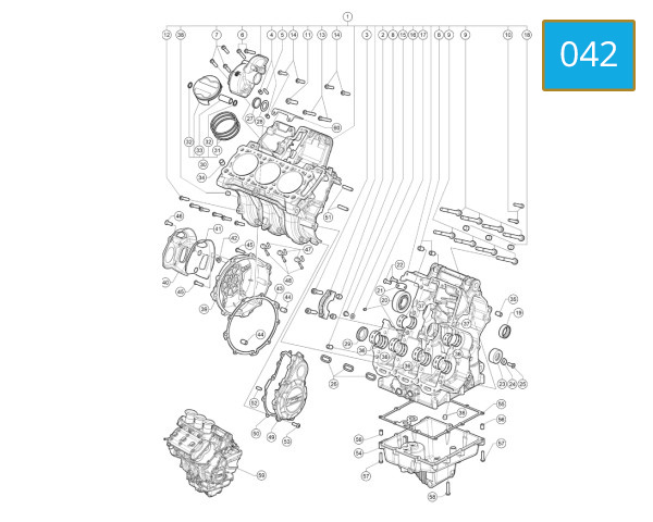 042 - CRANKCASE