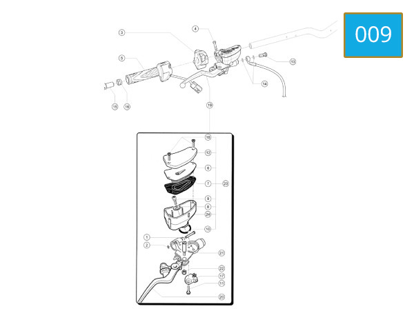 009 - FRONT MASTER CYLINDER
