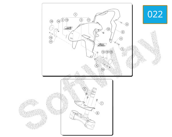 022 - FRONT FENDER