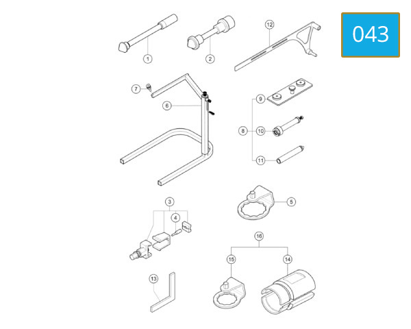 043 - WORKSHOP SERVICE TOOLS - FRAME 2