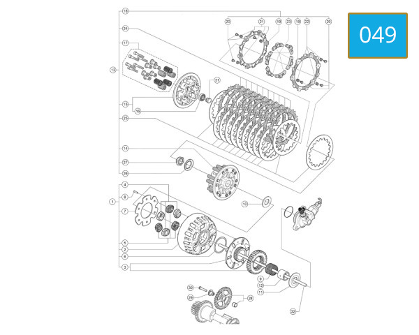 049 - AUTOMATIC CLUTCH TV SCS