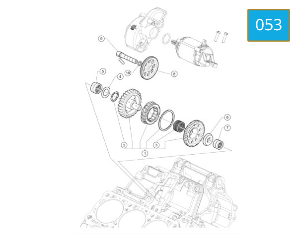 053 - STARTER GEARS