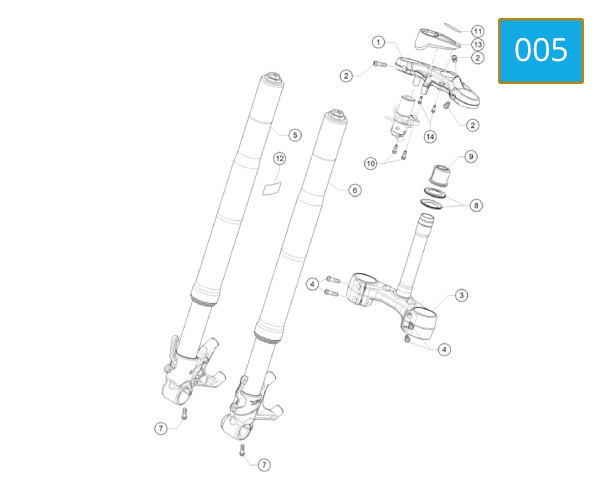 005 - FRONT FORK