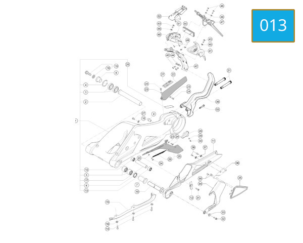 013 - REAR SWING ARM