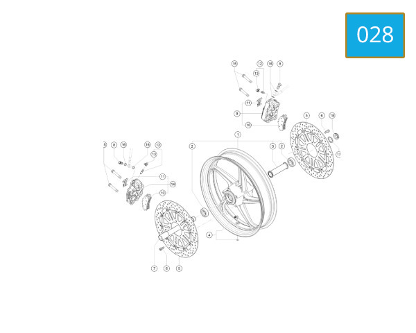 028 - FRONT WHEEL