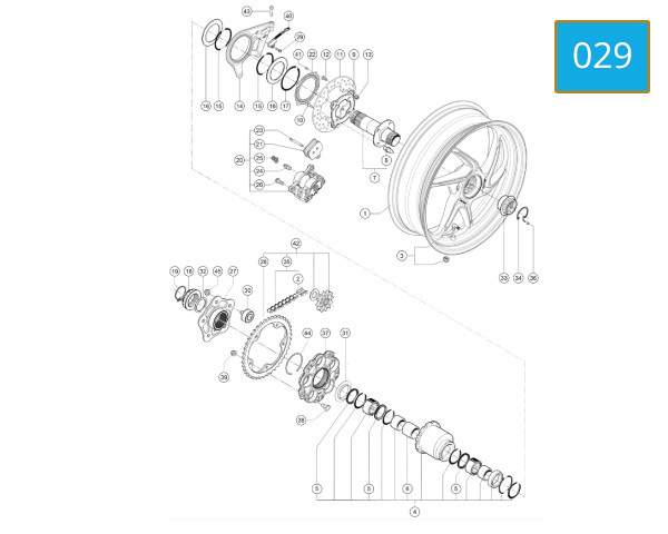 029 - REAR WHEEL