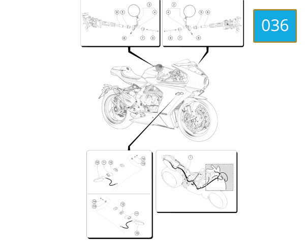 036 - WIRING HARNESS - MIRROR