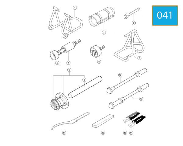 041 - WORKSHOP SERVICE TOOLS FRAME 1