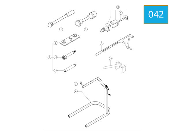 042 - WORKSHOP SERVICE TOOLS FRAME 2