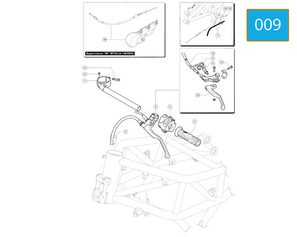 009 - HANDLEBAR LEFT