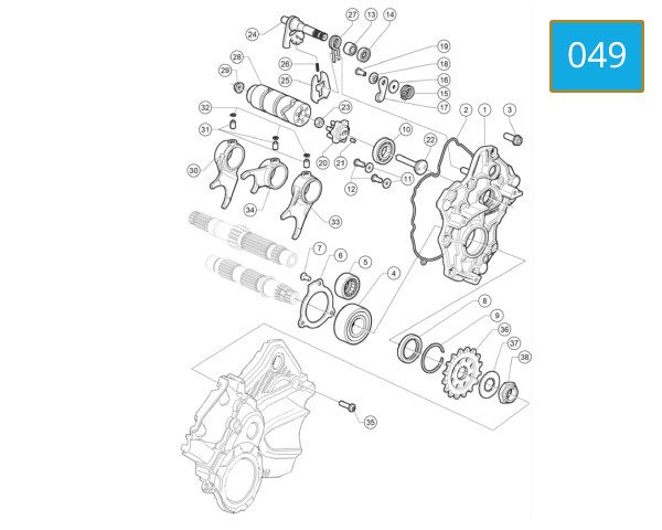 049 - GEAR CHANGE MECHANISM