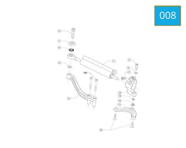 008 - SHOCK ABSORBER - FRONT