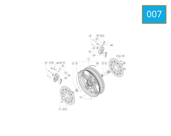 007 - FRONT WHEEL