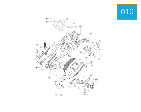 010 - REAR FRAME