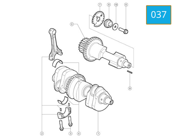 037 - CRANKSHAFT