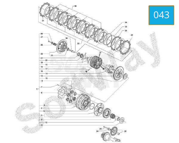 043 - CLUTCH