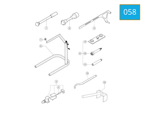 058 - WORKSHOP SERVICE TOOLS FRAME 2
