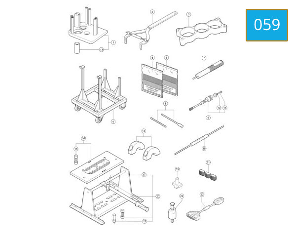 059 - WORKSHOP SERVICE TOOLS ENGINE