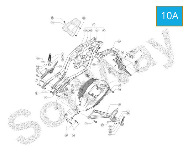 10A - REAR FRAME