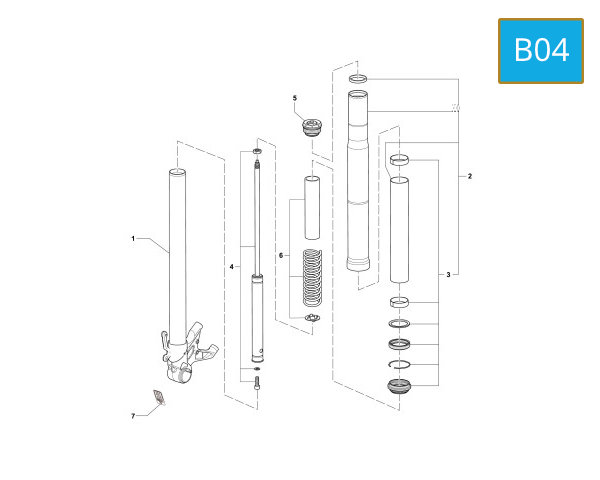 B04 - RIGHT - HAND FORK