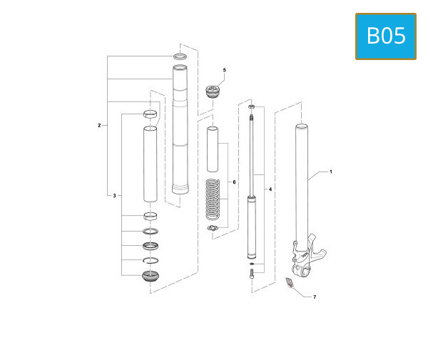 B05 - LEFT - HAND FORK