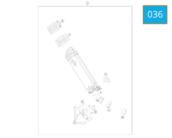 036 - ACCESSORIES (SLIP-ON EXHAUST SILENCER) EUR-USA