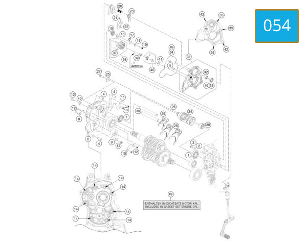 054 - SHIFTING MECHANISM