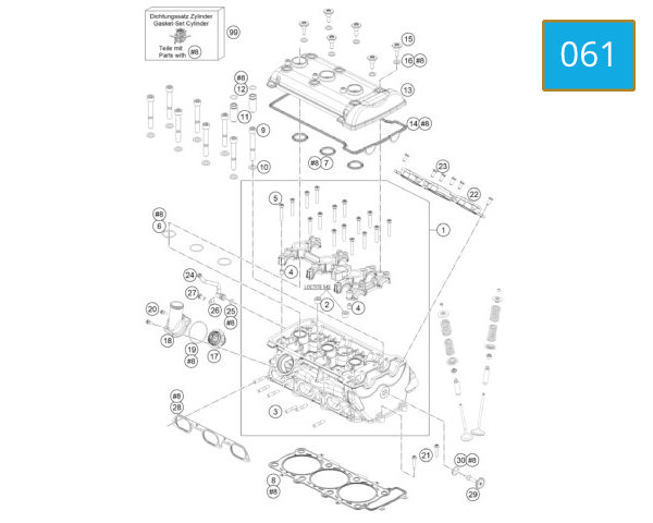 061 - CYLINDER HEAD
