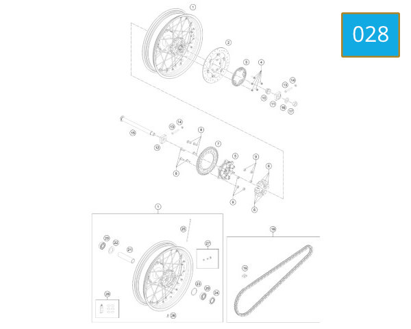 028 - REAR WHEEL