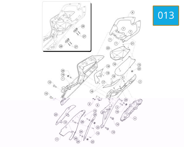 013 - REAR FRAME
