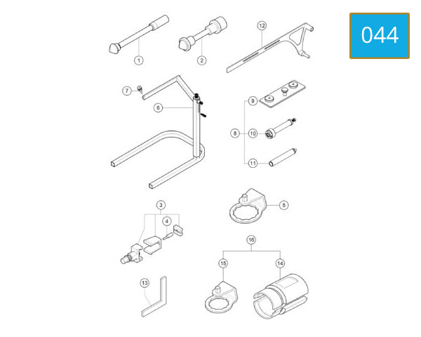 044 - WORKSHOP SERVICE TOOLS - FRAME 2
