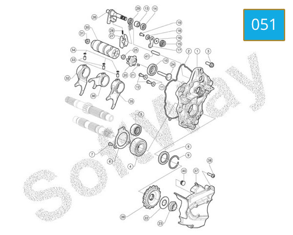 051 - GEAR CHANGE MECHANISM