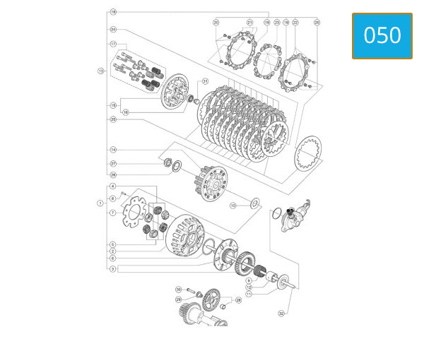 050 - AUTOMATIC CLUTCH TV SCS