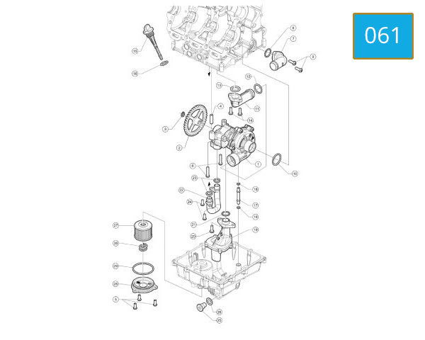 061 - FILTER - WATER PUMP - OIL PUMP