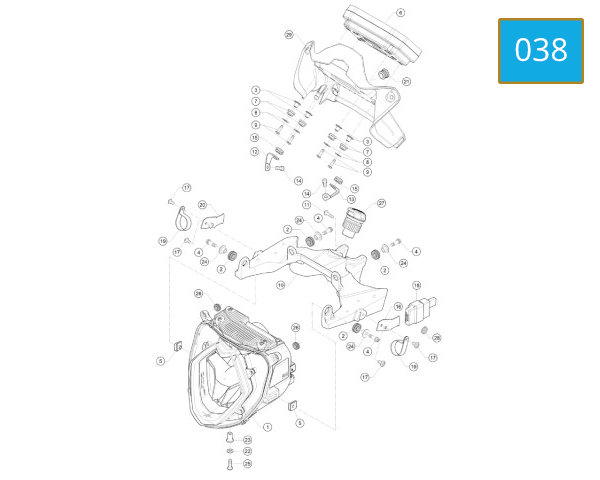 038 - HEADLIGHT - METER
